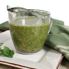 Hamburguesas Sudamericanas with Chimichurri