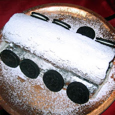 Chocolate Oreo Ice Cream Cake Roll