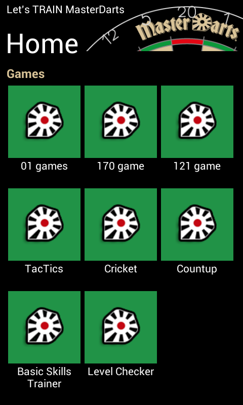 Android application Lets TRAIN MasterDarts screenshort