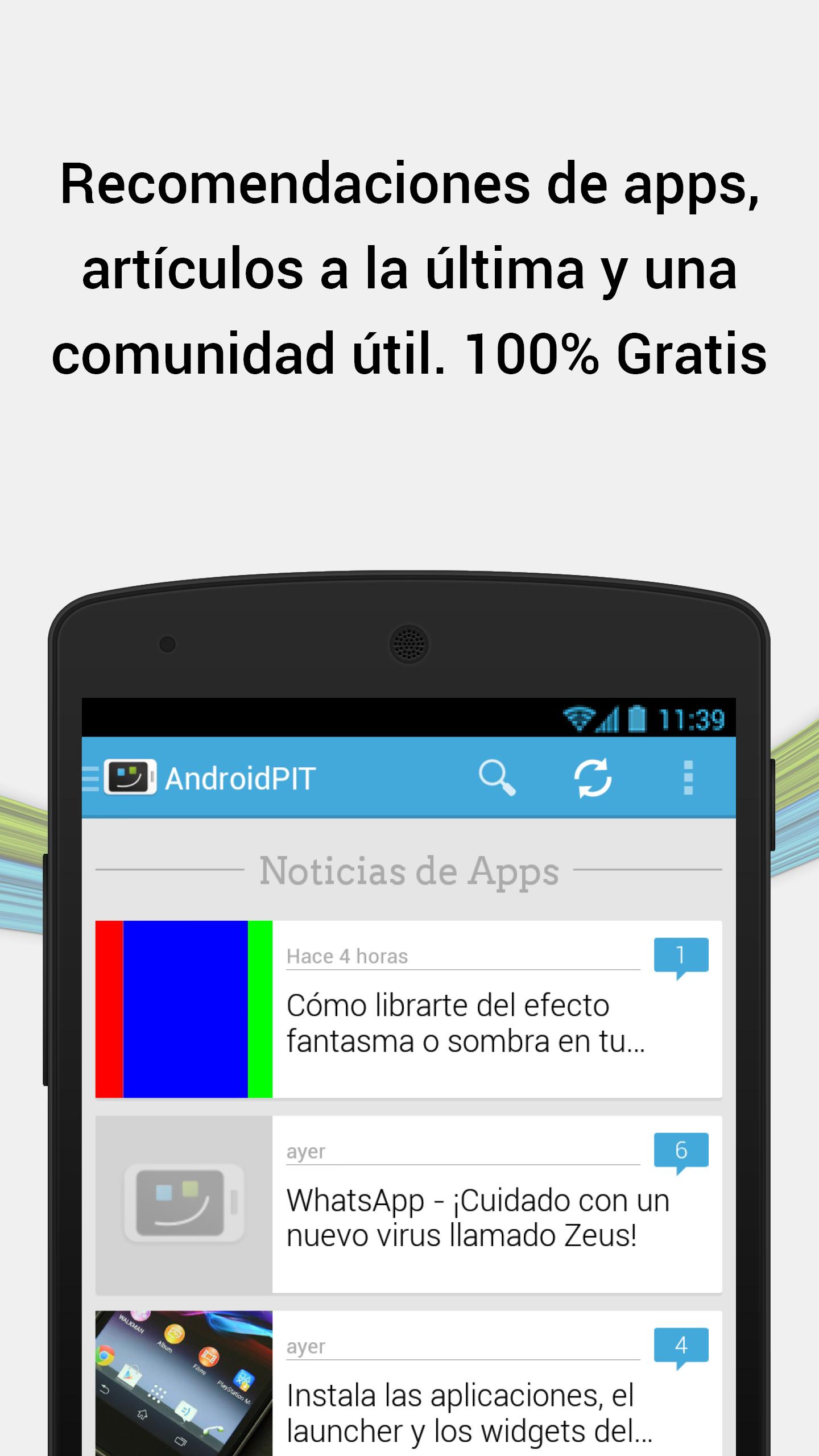 Android application AndroidPIT: Apps, News, Forum screenshort