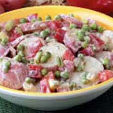 Potato and Pea Salad with Chive Aïoli