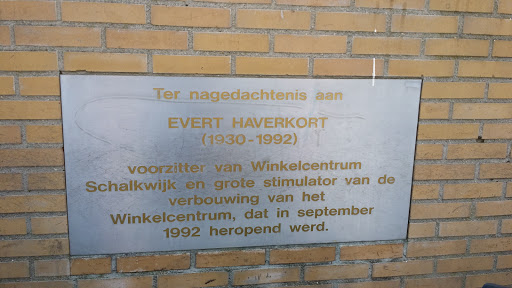 Gedenksteen Evert Haverkort
