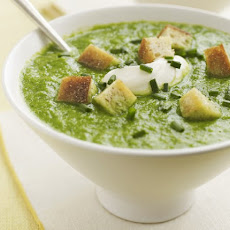 Broccolini-Spring Onion Soup Recipe