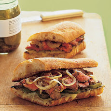 Marinated Flank Steak Sandwiches