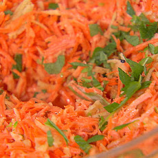 Carrot, Green Apple and Mint Salad