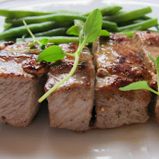 Tender Lamb Brochettes with Thyme and Haricots Verts