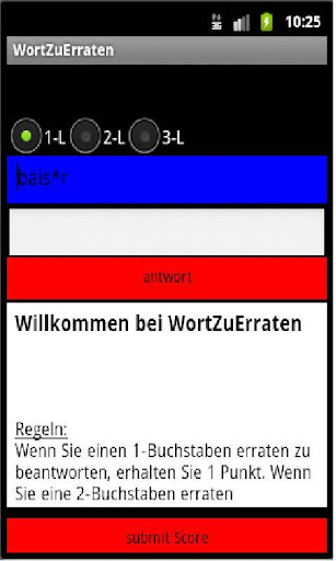 WortZuErraten