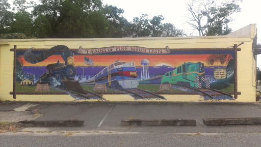 Trains of Pine Mountain Mural