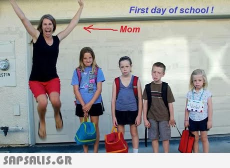 First day of school ! Mom 5715 