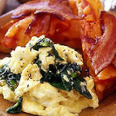 Ludia's BLD Toast and Special Scrambled Eggs
