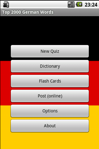 2000 German Flashcards Quiz