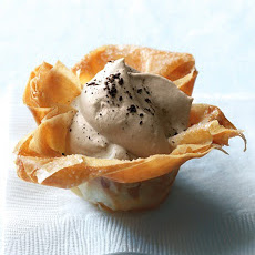Phyllo Cups with Cappuccino Cream