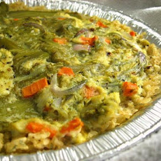 Microwave Veggie Quiche With Brown Rice Crust