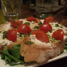 Roasted Beet and Goat Cheese Bruschetta