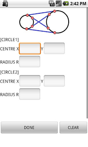 Coordinates calculator c and c