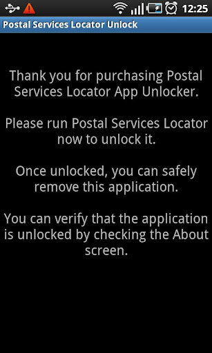 Postal Services Locator Unlock