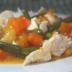 Apricot and Sweet Chilli Chicken Hot Pot