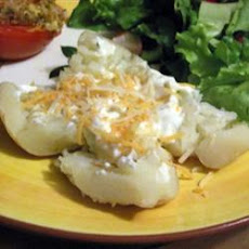Tangy Cheese-Topped Spuds
