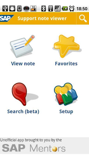 SAP support note viewer