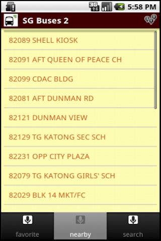 sg-buses-simplified-2 for android screenshot