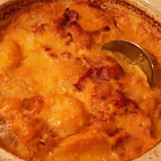 Cheesy Scalloped Potatoes and Bacon