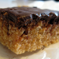 Chocolate Dipped Peanut Butter Rice Krispies
