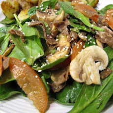 Steak  Spinach Sesame Salad