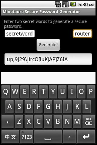 【免費工具App】Minotauro Secure Pwd Generator-APP點子