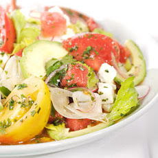 Heirloom Tomato and Watermelon Salad
