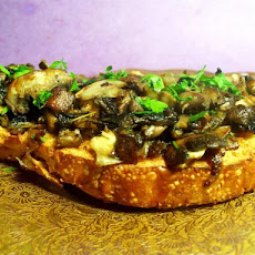 Three Mushrooms Crostini