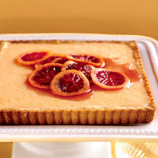 Fresh Orange Tart with Hazelnut Crust