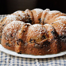 Cherry Pecan Streusel Coffee Cake