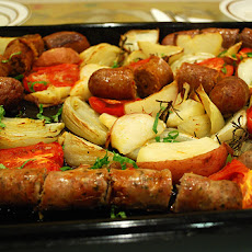 Bratwurst-Potato Skillet Dinner