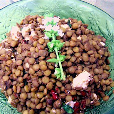 Roasted Pepper and Lentil Salad