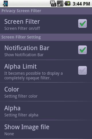 Privacy Screen Filter