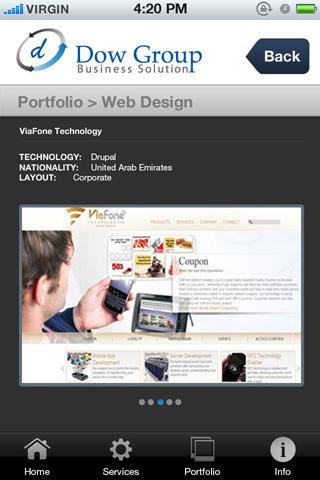 web design dubai - Dow Group