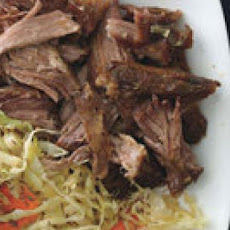 Slow-Roasted Pork with Cabbage, Carrots and Caraway