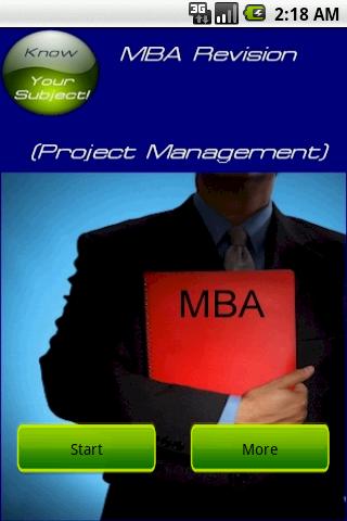 MBA Project Management