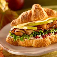 Petite Turkey, Pear & Provolone Croissants