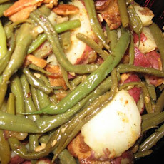 Green Beans, New Potatoes With Bacon
