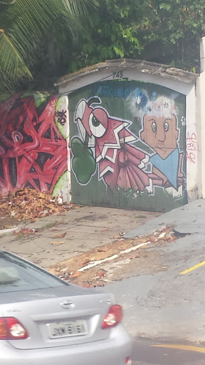 Grafite Menino E O Dragão