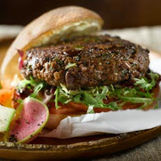The Ultimate All-Bran Burger and Farmers Market Crudites Salad
