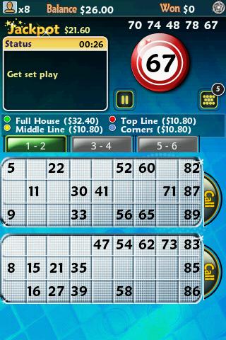 Android application Pocket Bingo Pro screenshort