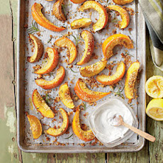 Parmesan-Rosemary Pumpkin Wedges