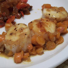 Seared Scallops With Ginger-Thyme Pan Sauce