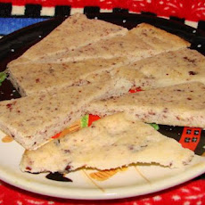 Lemon--Cranberry Shortbread