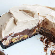 Chocolate Malt Banana Cream Pie