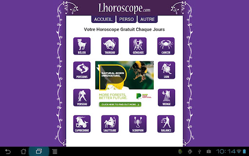 FREE daily Horoscope for Tab