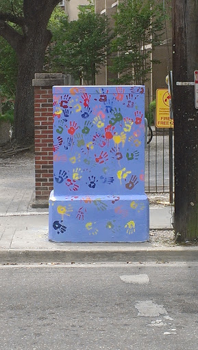 Painted Handprint Box