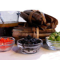Razor Clams with Fermented Black Beans and Holy Basil Paste